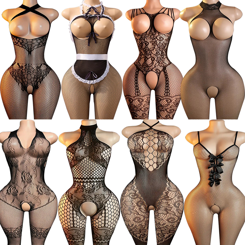 Bodystocking Fishnet - Porn Sexy Lingerie Set Fishnet Bodysuits