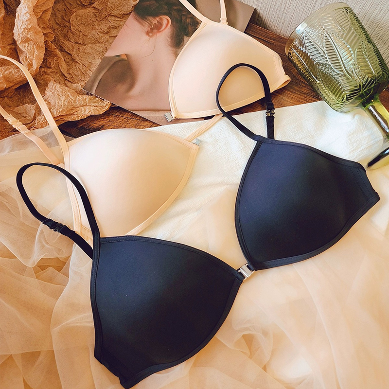Women Seamless Bras Deep V Nec - Bralette Wireless Soft ulasan dan harga