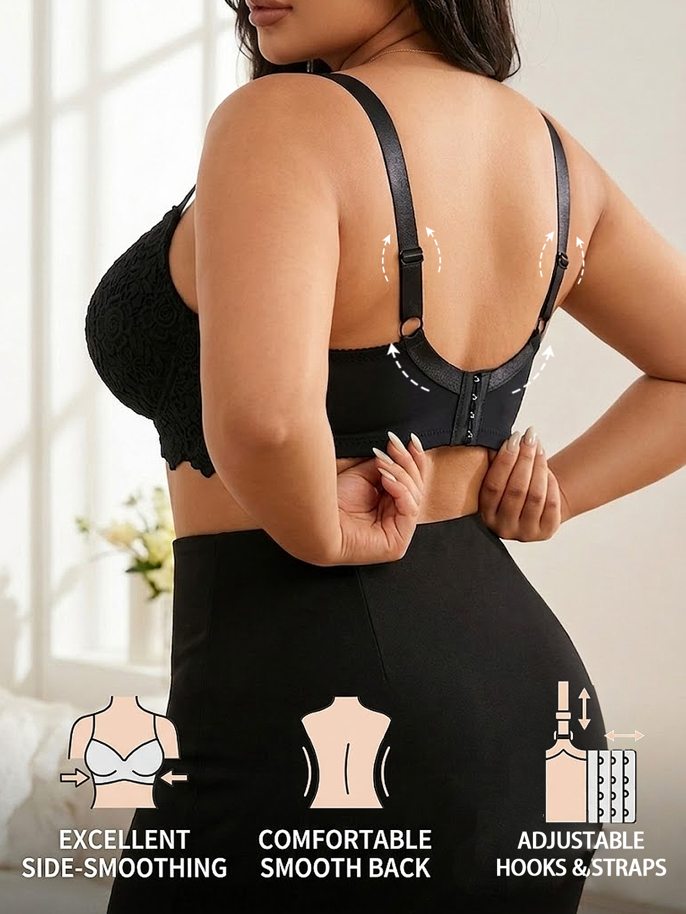 Women Plus Size Floral Push Up - Push Up Bra Padded ulasan dan harga