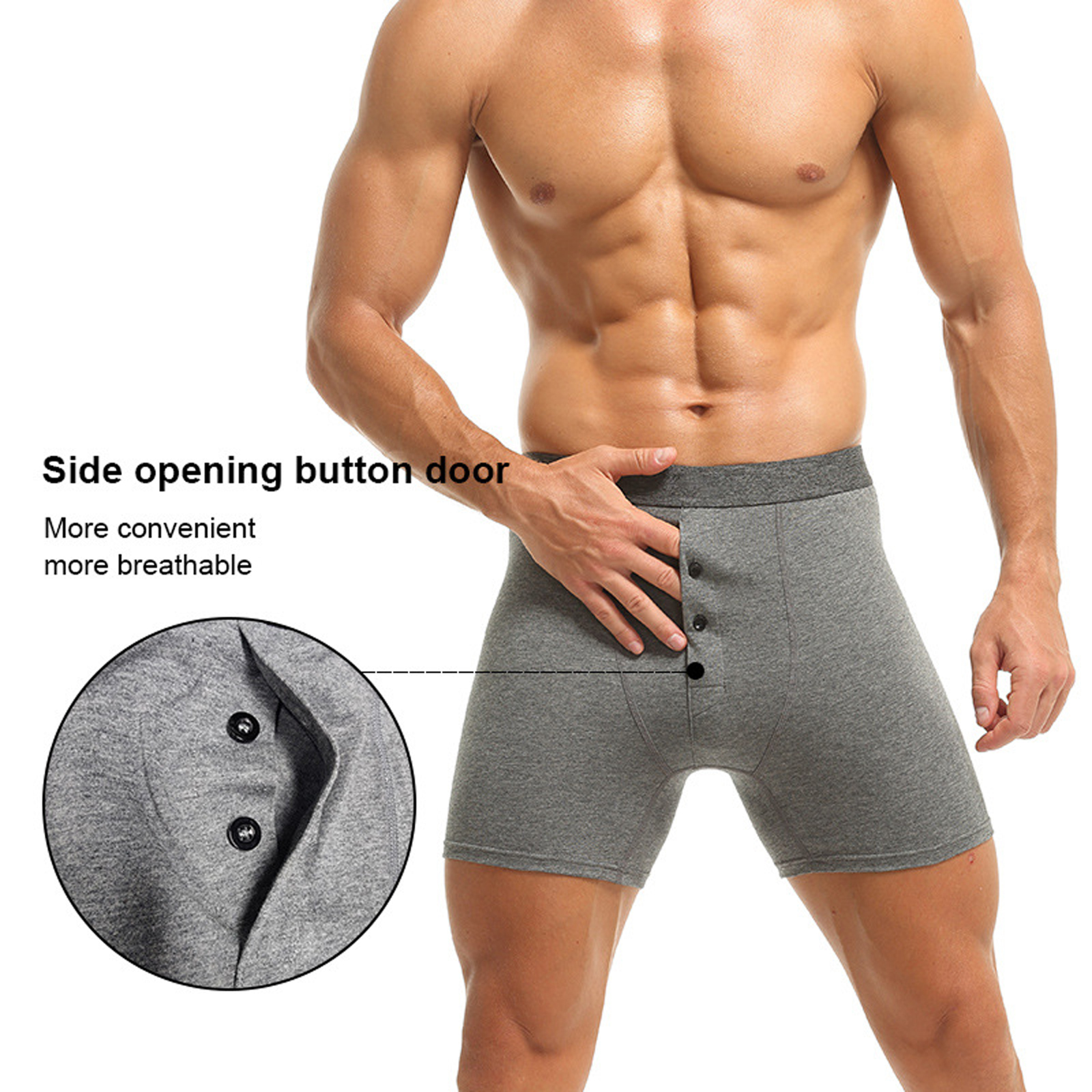 Men Underwear Panties Fabric C - Boyshort Underwear ulasan dan harga