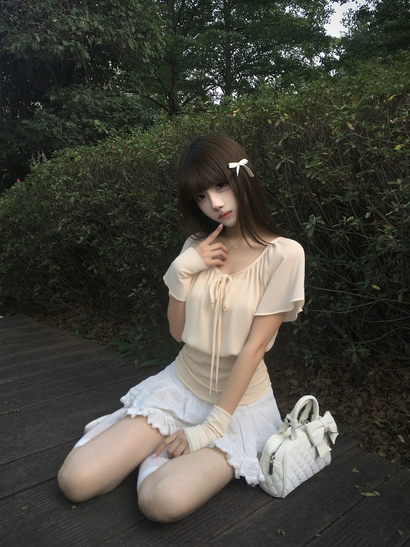 Korean Style Short Sleeve T-Sh - Corset Waist Cinch ulasan dan harga
