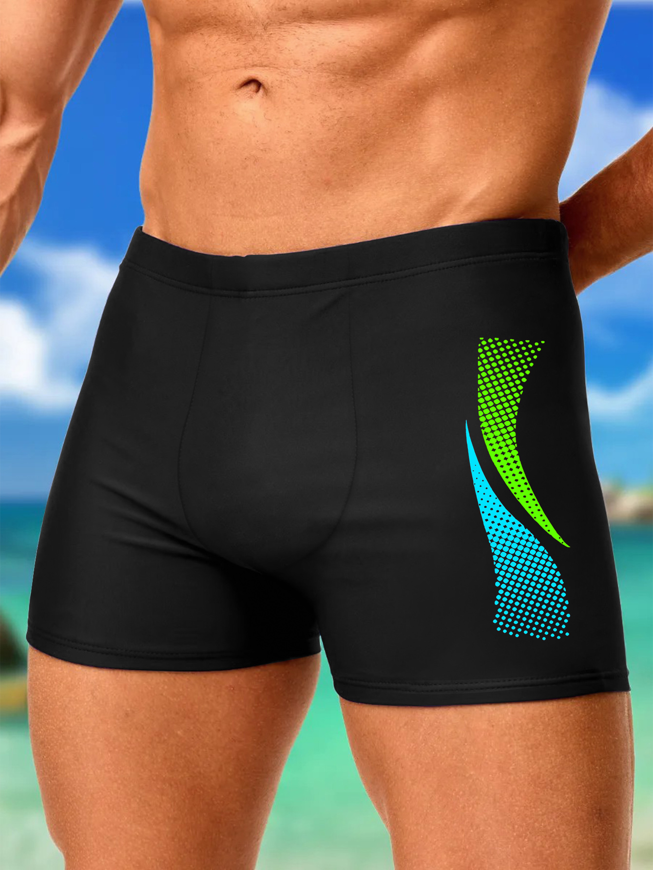 2pcs Men Swimwears with Sport  - Boyshort Underwear ulasan dan harga
