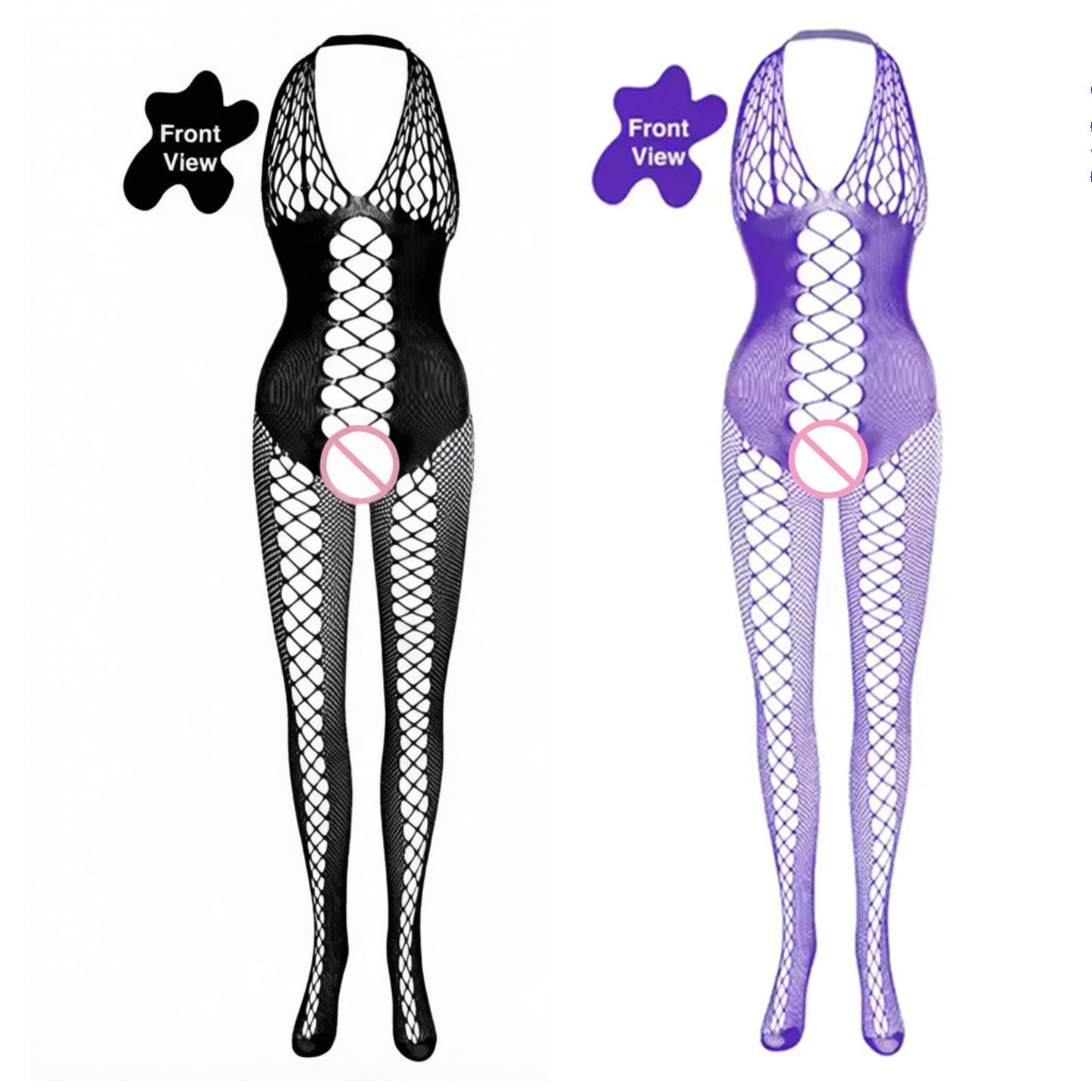 Sexy Lingerie Women Mesh Trans - Bodystocking Fishnet ulasan dan harga