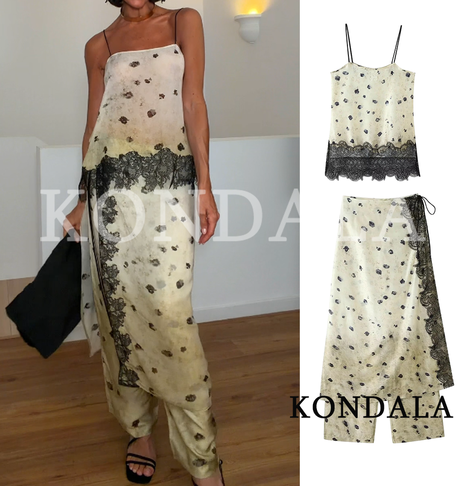 KONDALA Women Elegant Chic Pri - Cami Top Lace ulasan dan harga