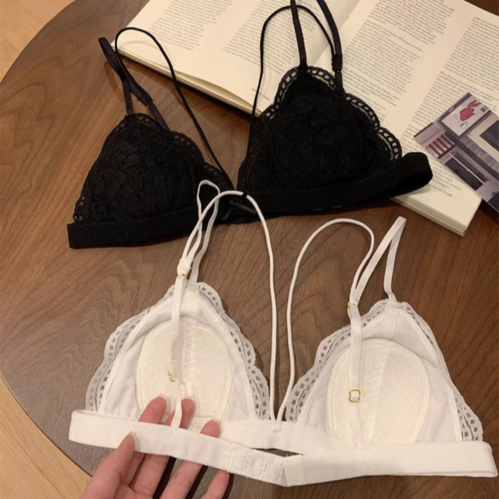 French Lace Wireless Bralette  - Bralette Wireless Soft ulasan dan harga