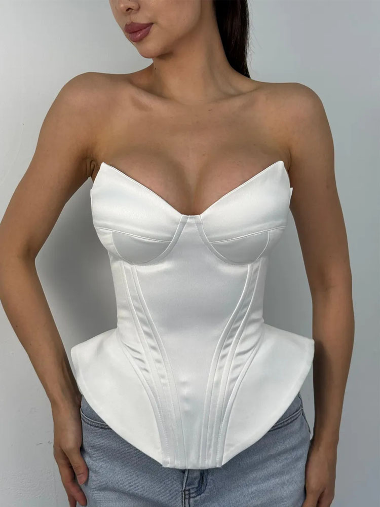BKQU Sexy Fishbone Strapless C - Strapless Bra Backless ulasan dan harga