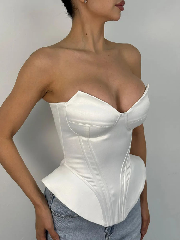 BKQU Sexy Fishbone Strapless C - Strapless Bra Backless ulasan dan harga