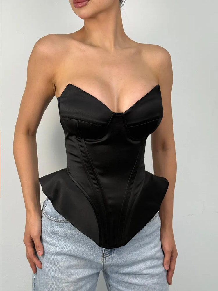 BKQU Sexy Fishbone Strapless C - Strapless Bra Backless ulasan dan harga