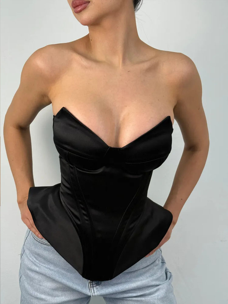 BKQU Sexy Fishbone Strapless C - Strapless Bra Backless ulasan dan harga
