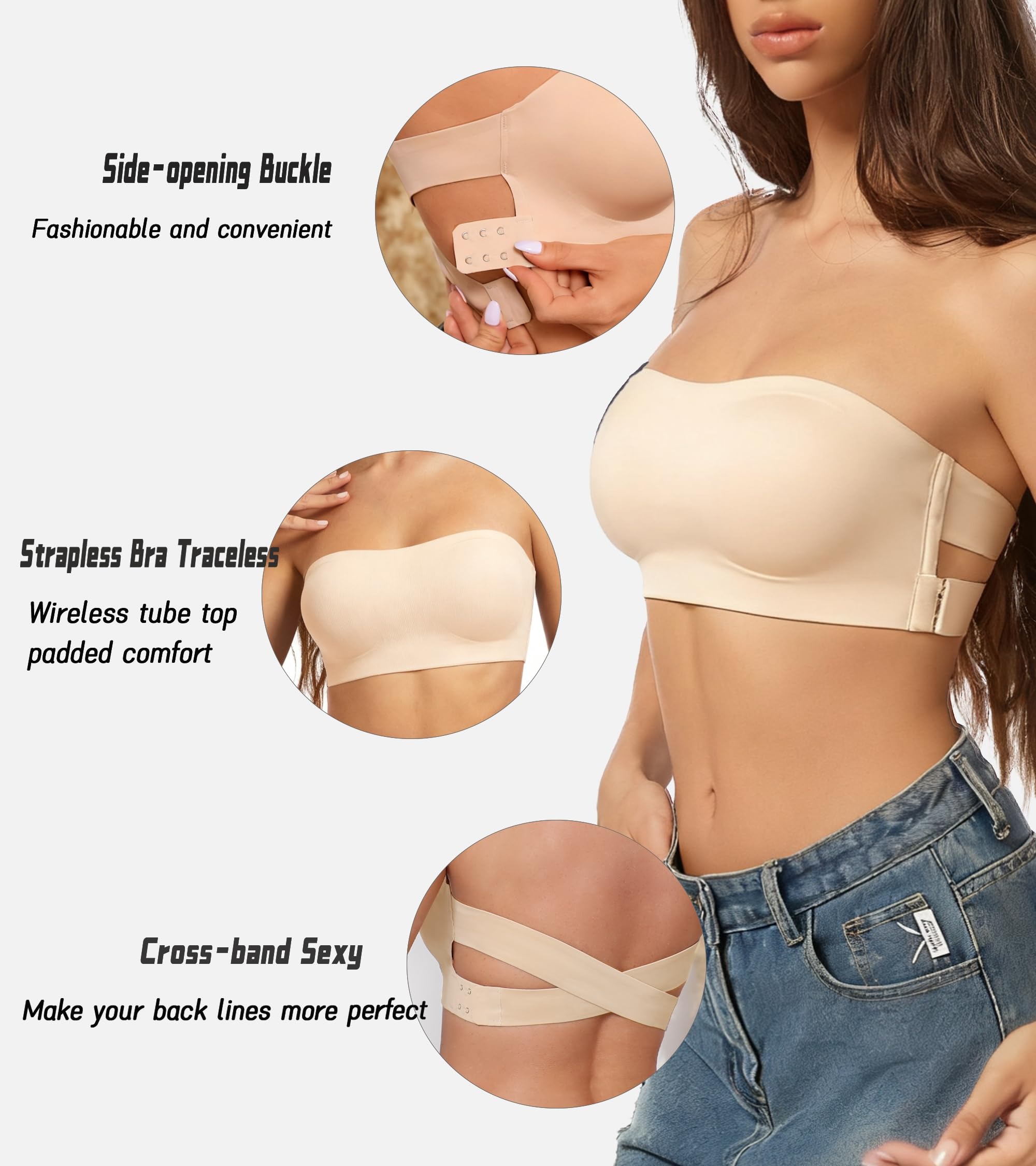 Strapless Backless Bra for Wom - Strapless Bra Backless ulasan dan harga